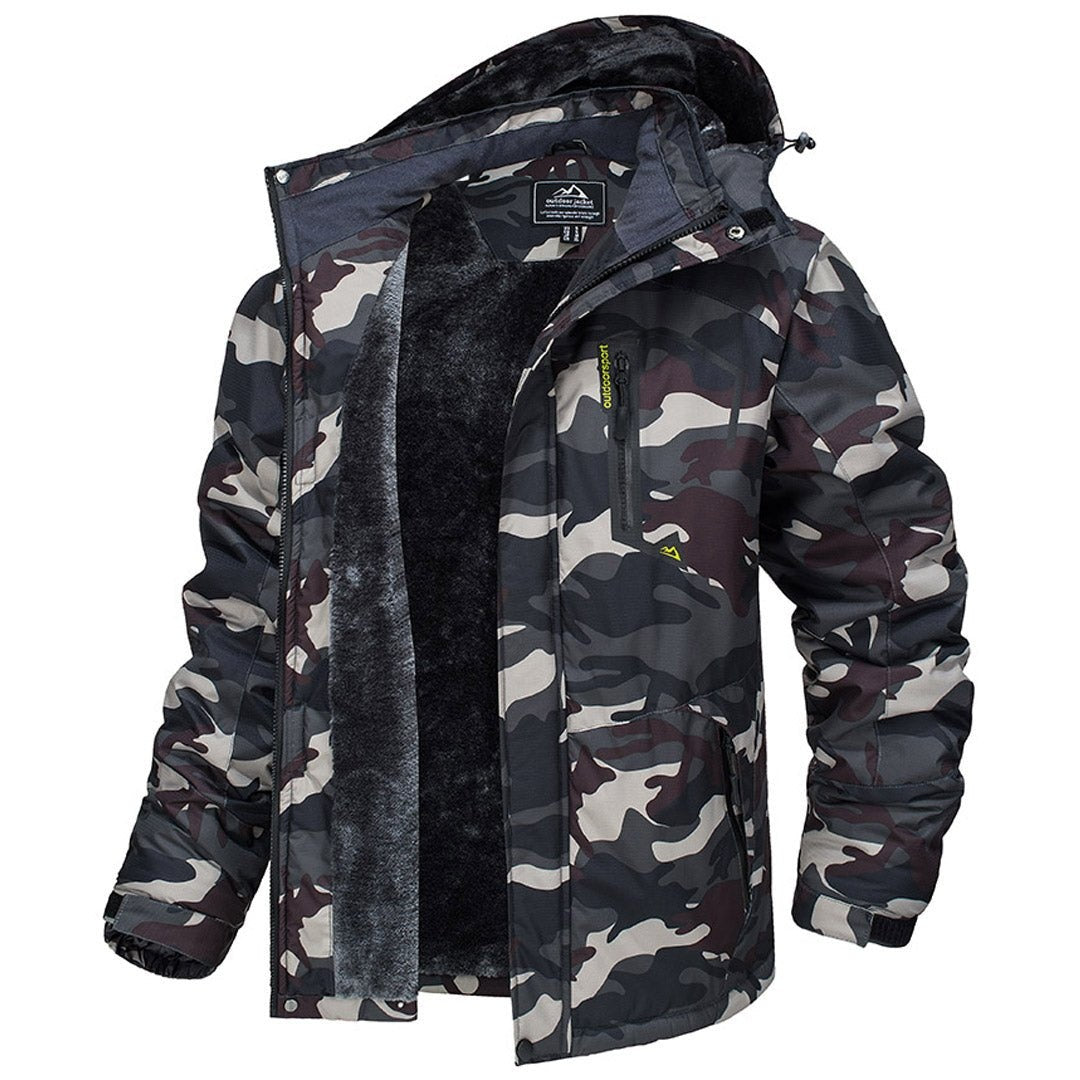 Sixto | Anorak Hombre Impermeable Forrado con Capucha