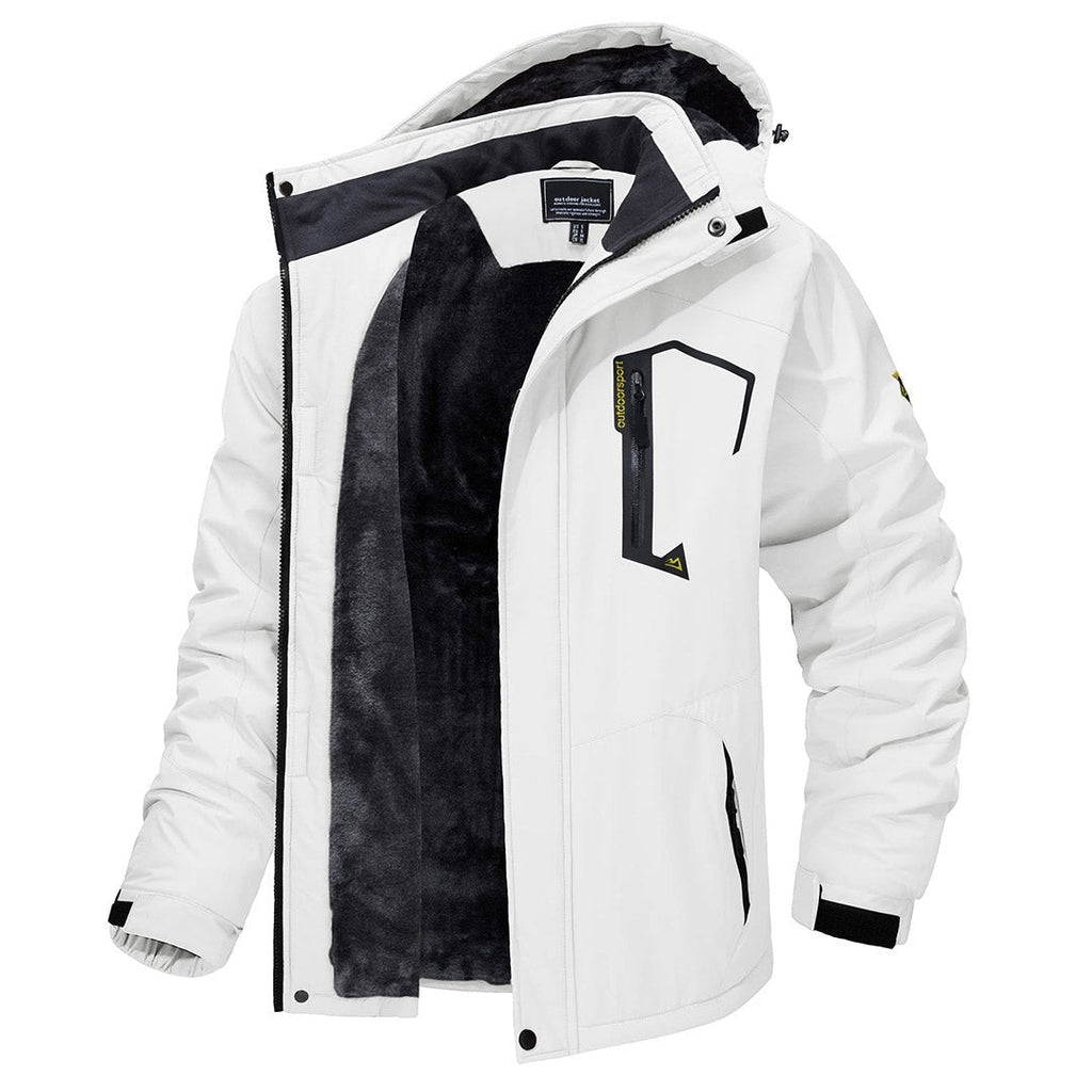 Sixto | Anorak Hombre Impermeable Forrado con Capucha