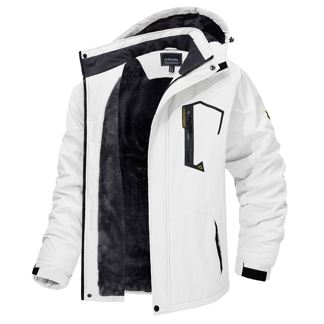 Sixto | Anorak Hombre Impermeable Forrado con Capucha
