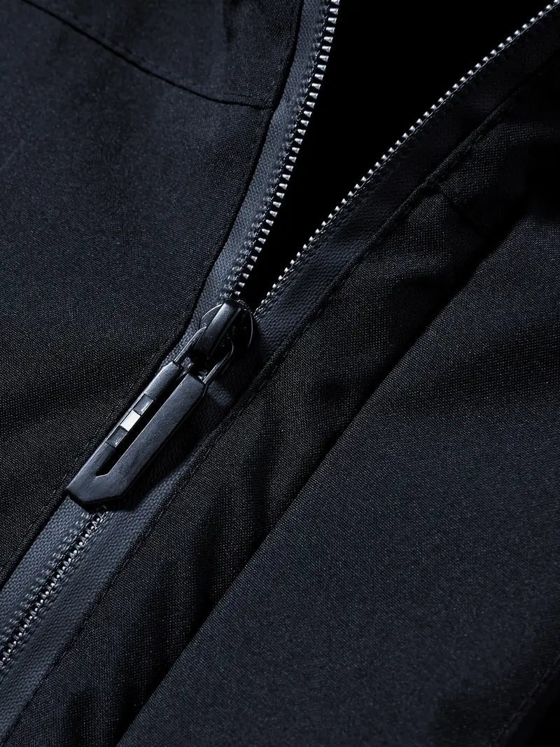 Emeterio | Parka Impermeable Hombre Forro Polar con Capucha