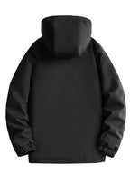 Emeterio | Parka Impermeable Hombre Forro Polar con Capucha