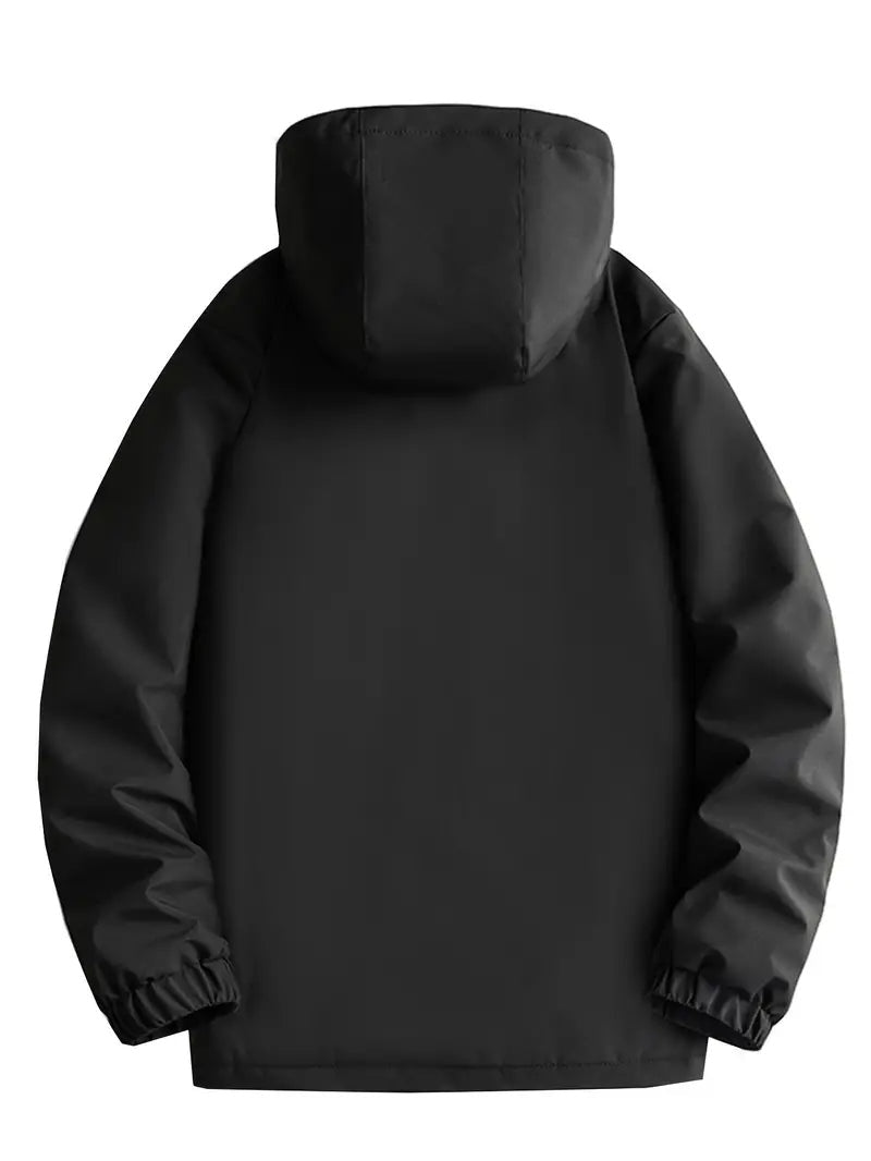 Emeterio | Parka Impermeable Hombre Forro Polar con Capucha