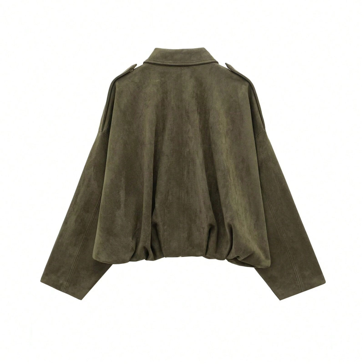 Natalia | Chaqueta de Ante Mujer Oversize Cremallera