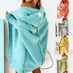 Vera | Jersey de Punto Oversize Mujer con Capucha