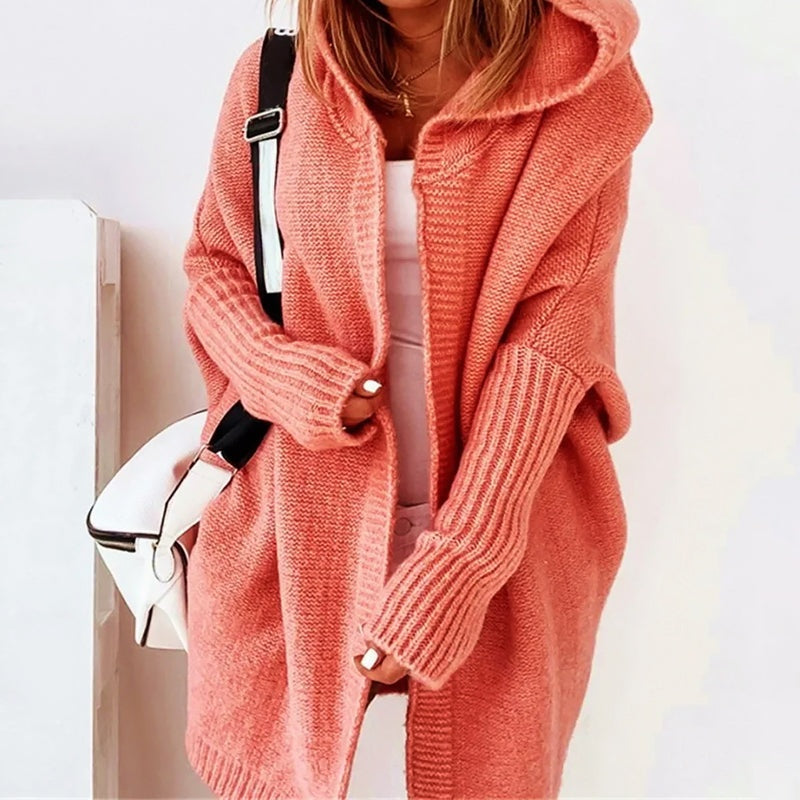 Vera | Jersey de Punto Oversize Mujer con Capucha