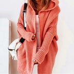 Vera | Jersey de Punto Oversize Mujer con Capucha