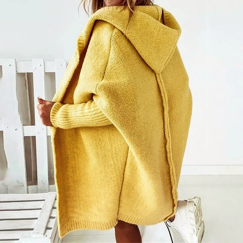 Vera | Jersey de Punto Oversize Mujer con Capucha