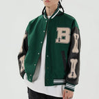 Soledad | Varsity Jacket Mujer Bordada Corta