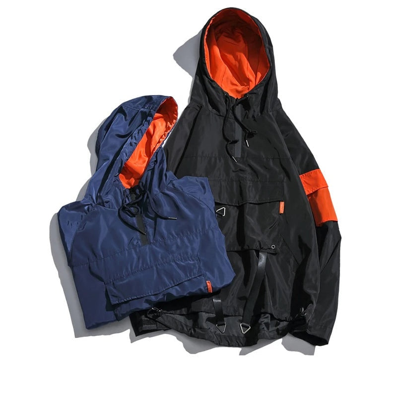 Wilfredo | Anorak Hombre Impermeable con Capucha Streetwear