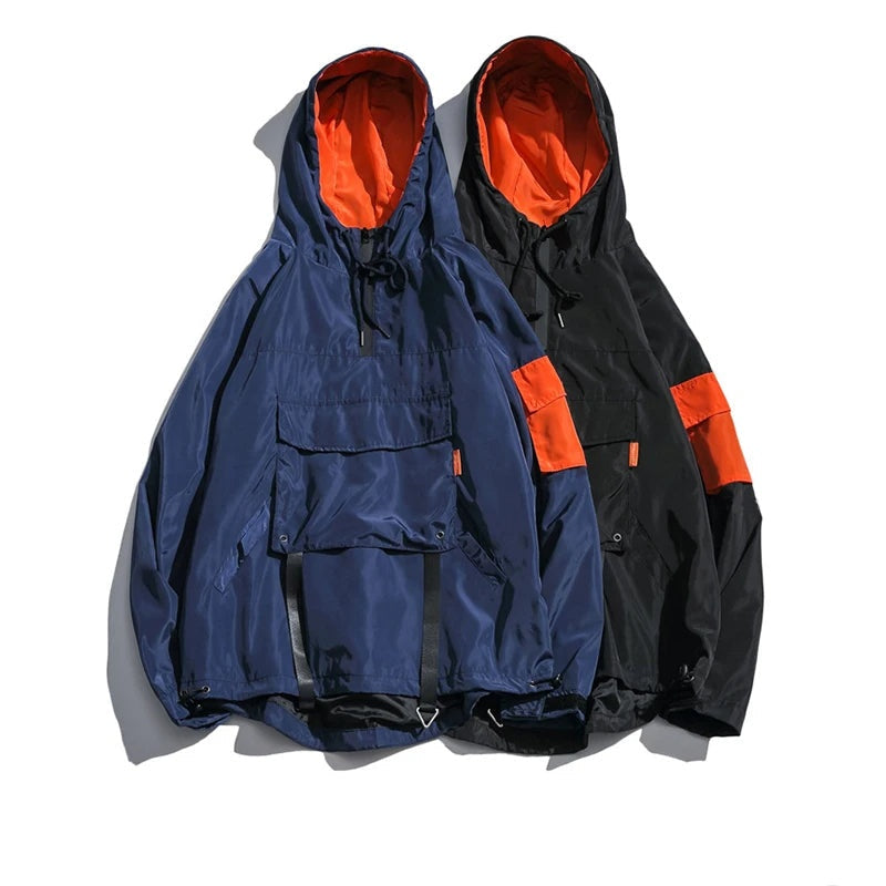 Wilfredo | Anorak Hombre Impermeable con Capucha Streetwear