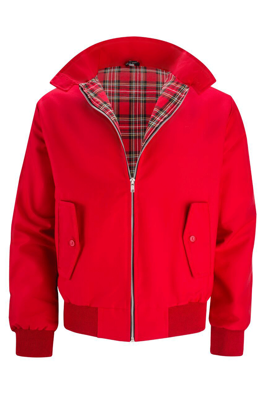 Nico | Cazadora Bomber Hombre Forro Tartán Cremallera