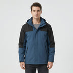 Lisandro | Chubasquero Impermeable Hombre con Capucha Cortavientos