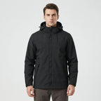Lisandro | Chubasquero Impermeable Hombre con Capucha Cortavientos