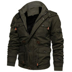 Baltasar | Chaqueta Militar Hombre Multibolsillos Forro Interior