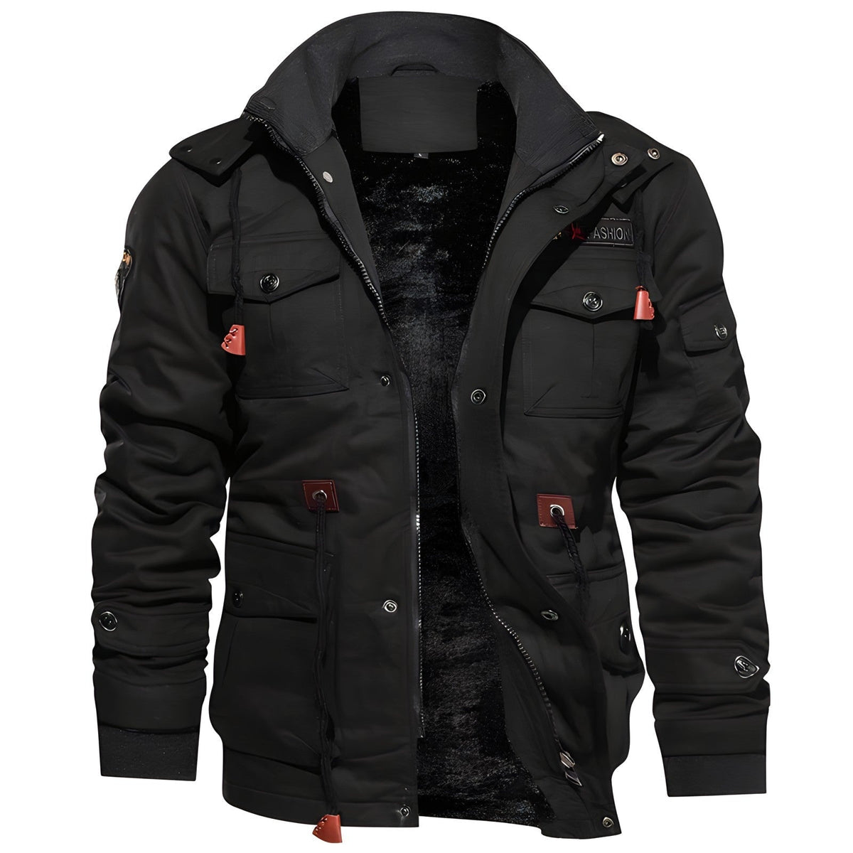 Baltasar | Chaqueta Militar Hombre Multibolsillos Forro Interior