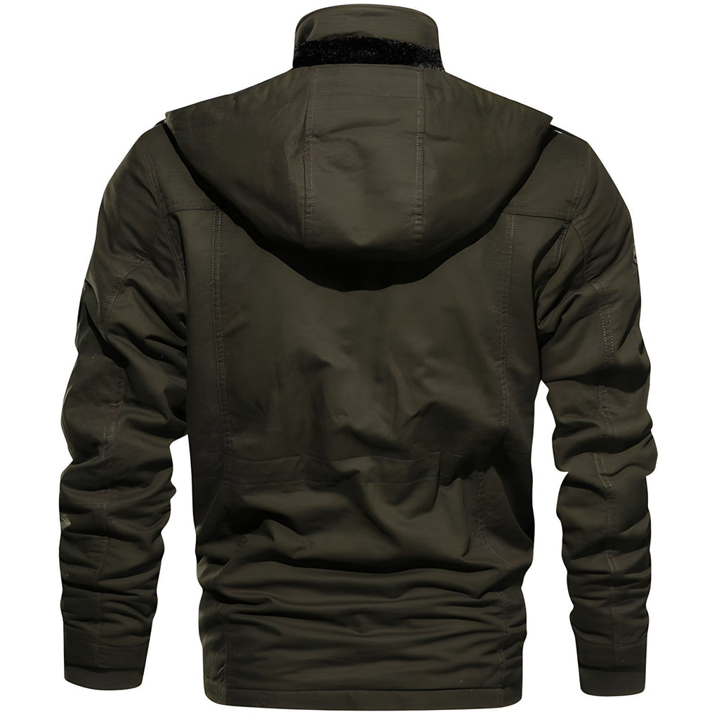 Baltasar | Chaqueta Militar Hombre Multibolsillos Forro Interior