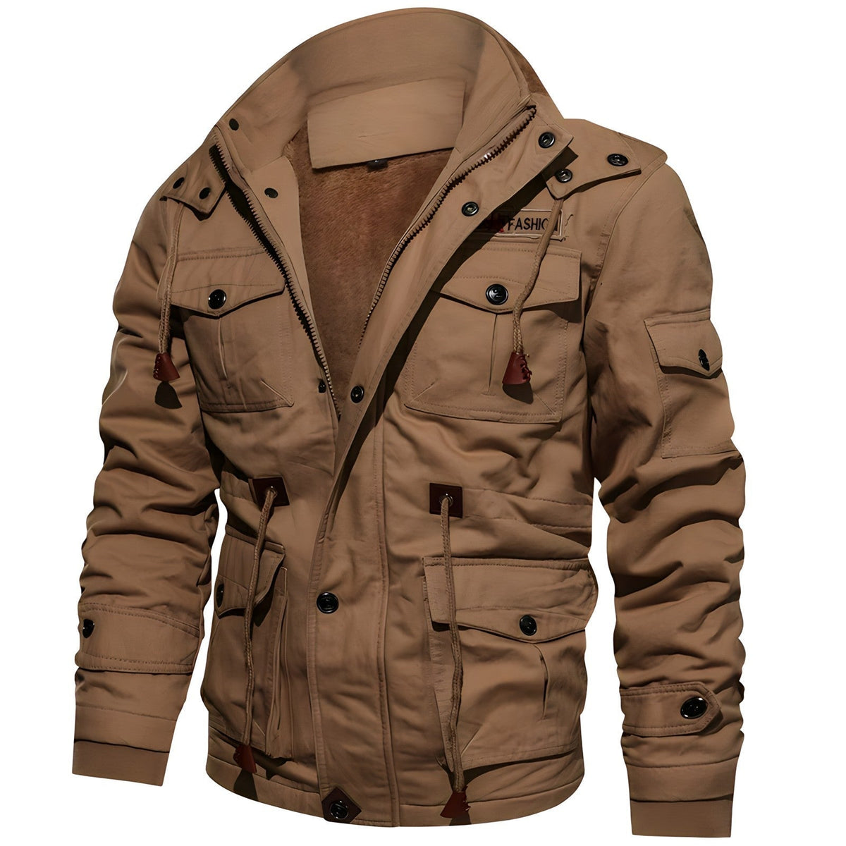 Baltasar | Chaqueta Militar Hombre Multibolsillos Forro Interior