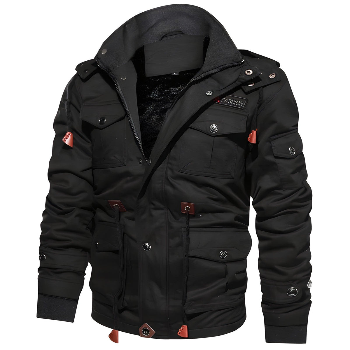 Baltasar | Chaqueta Militar Hombre Multibolsillos Forro Interior