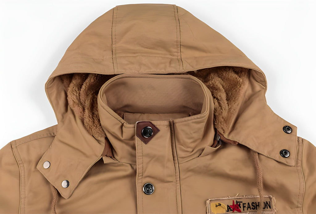 Baltasar | Chaqueta Militar Hombre Multibolsillos Forro Interior