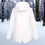 Nahia | Parka Impermeable Mujer con Capucha Chaqueta Impermeable