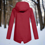 Nahia | Parka Impermeable Mujer con Capucha Chaqueta Impermeable