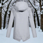 Nahia | Parka Impermeable Mujer con Capucha Chaqueta Impermeable