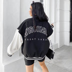 Silvana | Varsity Jacket Mujer Oversized Bordado