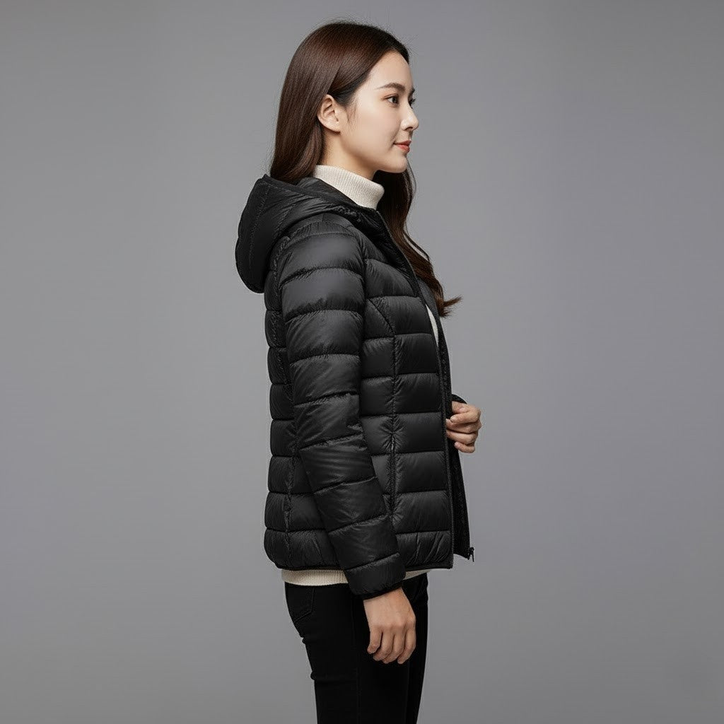 Edurne | Chaqueta Acolchada Puffer Jacket Mujer Cuello Alto