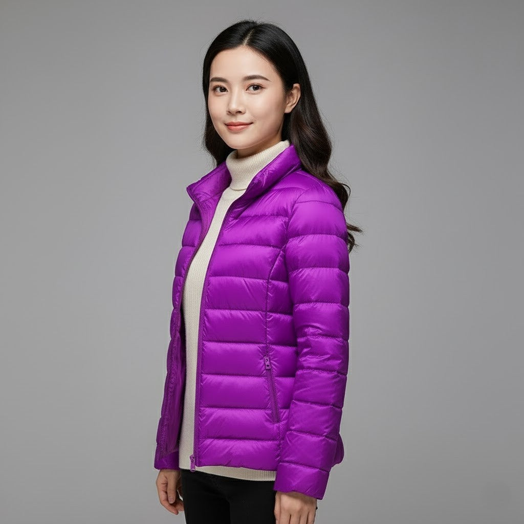 Edurne | Chaqueta Acolchada Puffer Jacket Mujer Cuello Alto