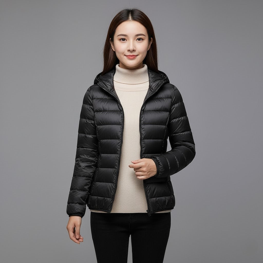 Edurne | Chaqueta Acolchada Puffer Jacket Mujer Cuello Alto
