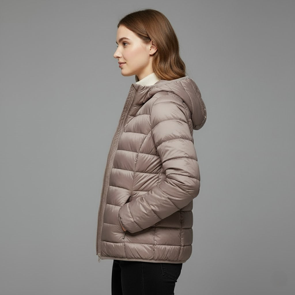 Edurne | Chaqueta Acolchada Puffer Jacket Mujer Cuello Alto