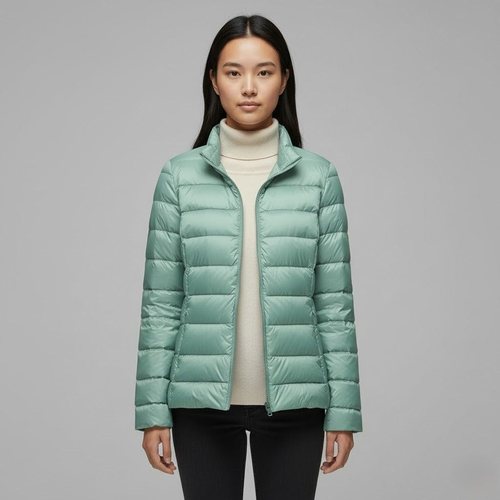 Edurne | Chaqueta Acolchada Puffer Jacket Mujer Cuello Alto