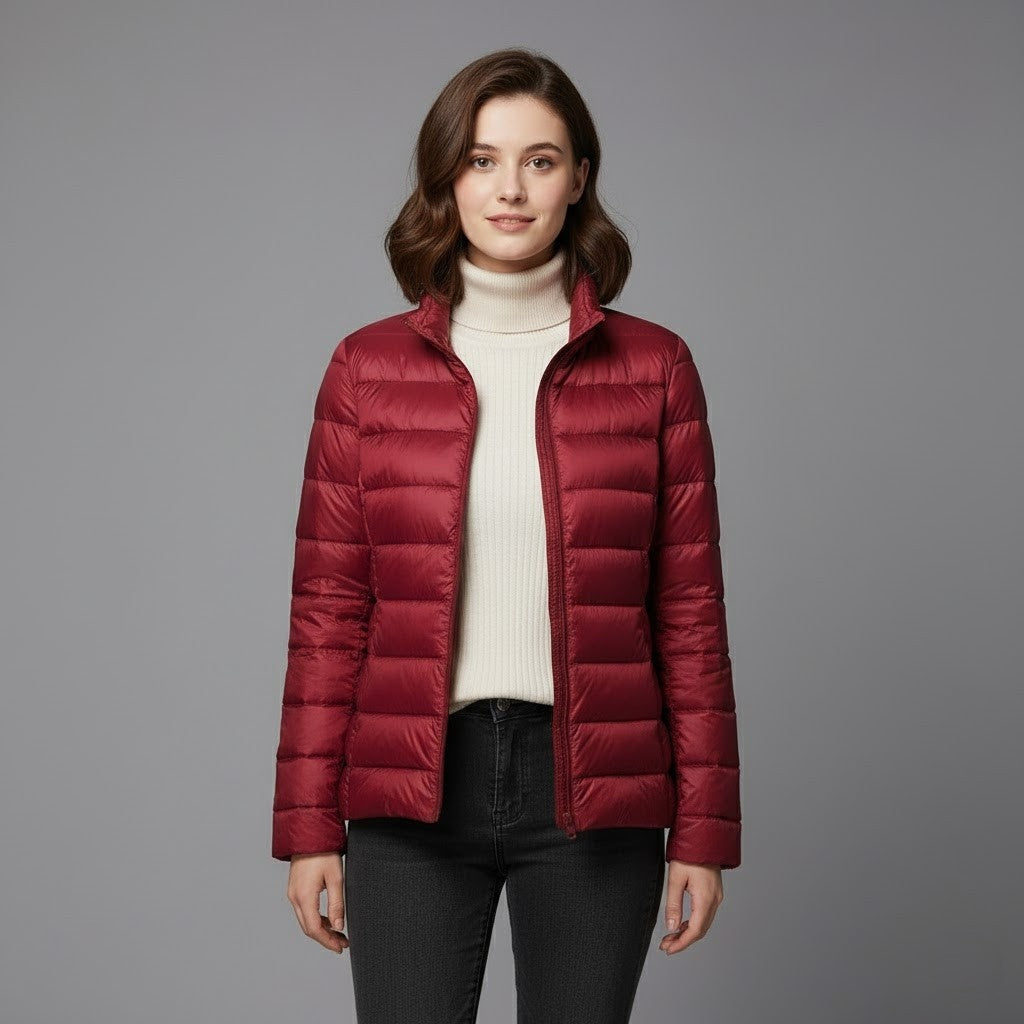 Edurne | Chaqueta Acolchada Puffer Jacket Mujer Cuello Alto