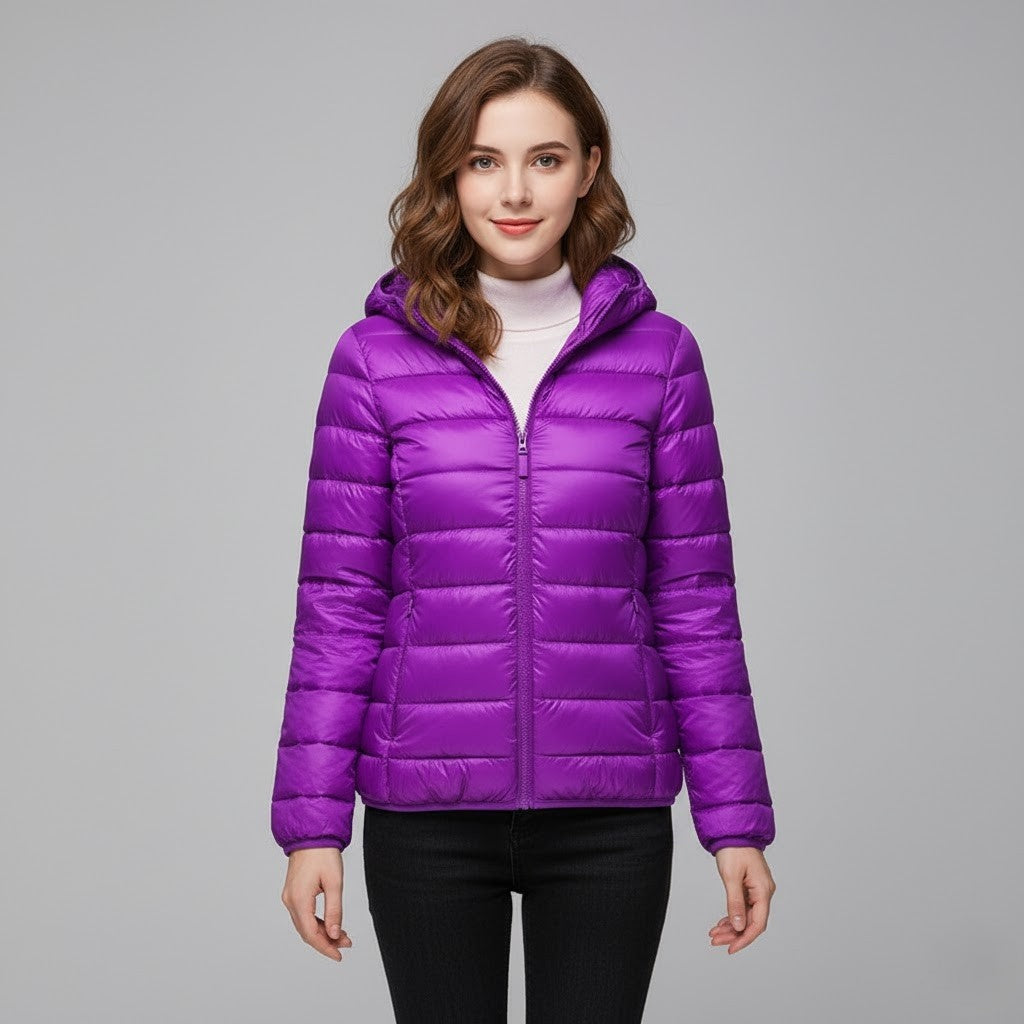 Edurne | Chaqueta Acolchada Puffer Jacket Mujer Cuello Alto