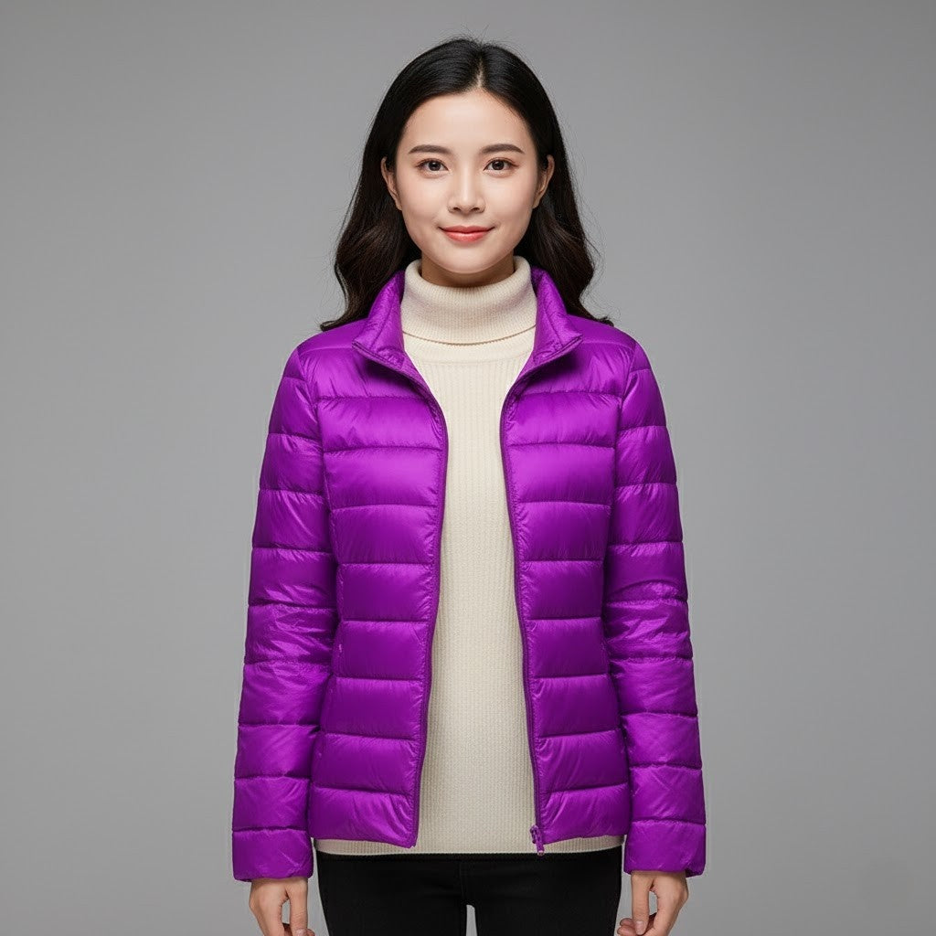 Edurne | Chaqueta Acolchada Puffer Jacket Mujer Cuello Alto