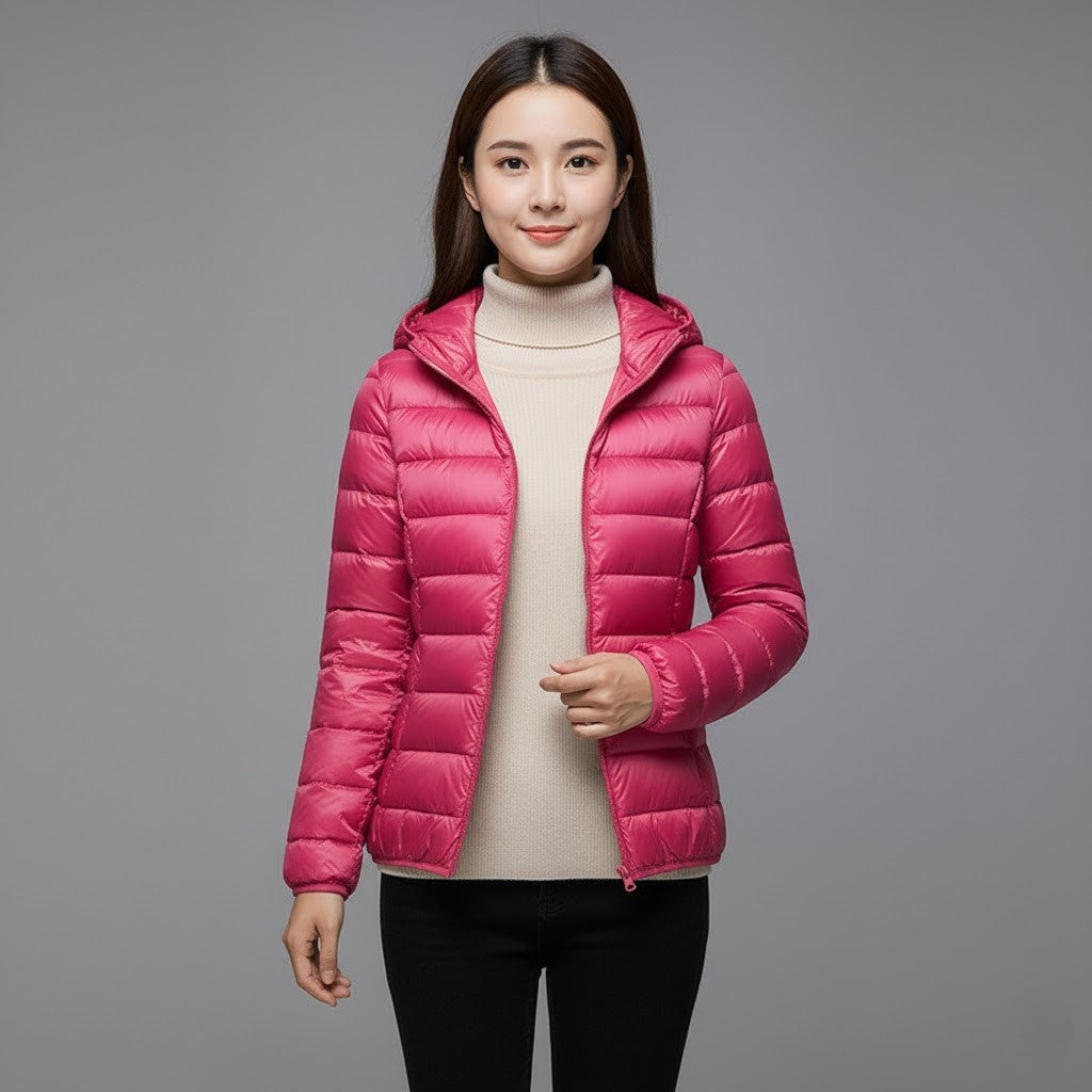 Edurne | Chaqueta Acolchada Puffer Jacket Mujer Cuello Alto