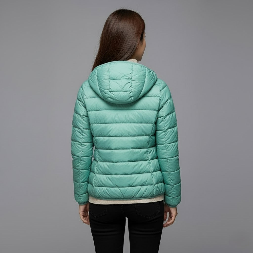 Edurne | Chaqueta Acolchada Puffer Jacket Mujer Cuello Alto
