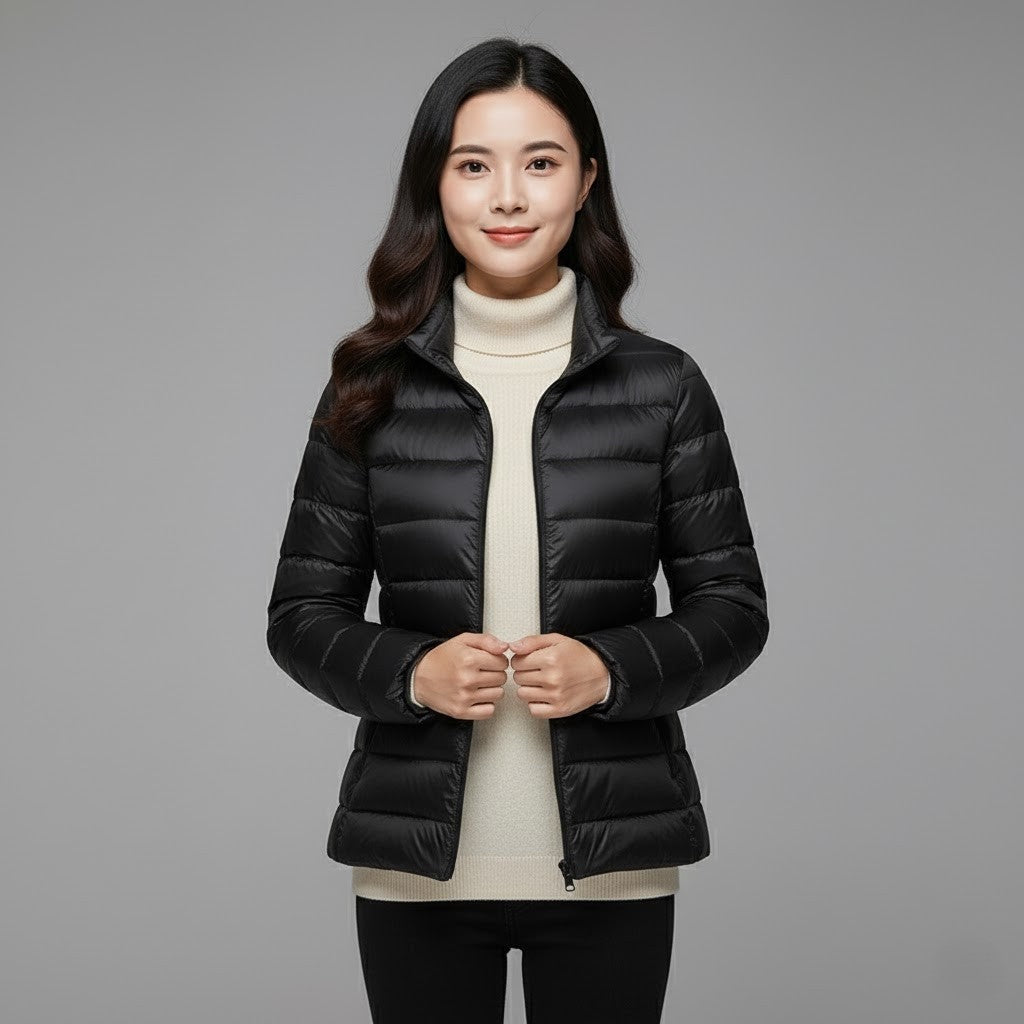 Edurne | Chaqueta Acolchada Puffer Jacket Mujer Cuello Alto
