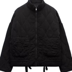 Estibaliz | Chaqueta Bomber Acolchada Mujer Cuello Alto Cremallera