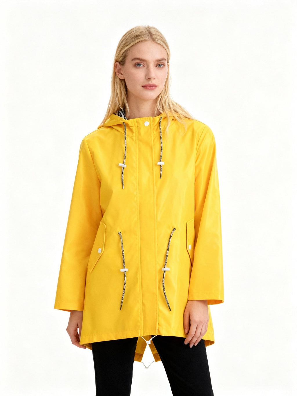 Esther | Chubasquero Impermeable Mujer con Capucha Ajustable