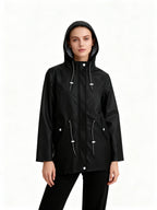 Esther | Chubasquero Impermeable Mujer con Capucha Ajustable