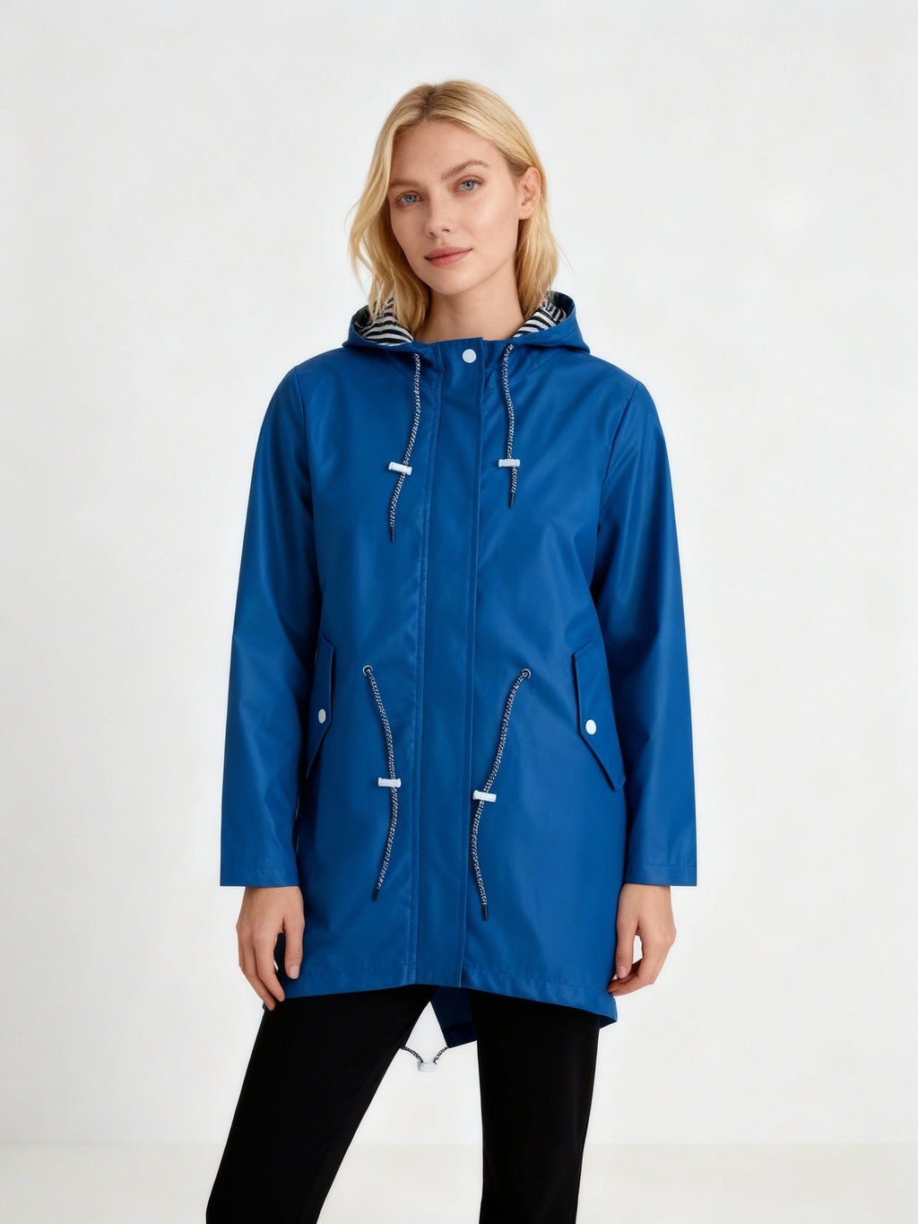 Esther | Chubasquero Impermeable Mujer con Capucha Ajustable