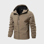 Román | Anorak Softshell Hombre con Capucha Bolsillos Cremallera