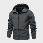 Román | Anorak Softshell Hombre con Capucha Bolsillos Cremallera