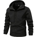 Román | Anorak Softshell Hombre con Capucha Bolsillos Cremallera