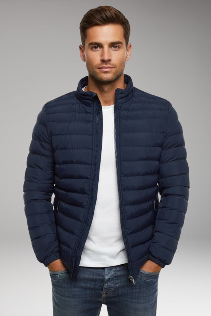 Modesto | Chaqueta Acolchada Bomber Hombre Cuello Alto Cremallera