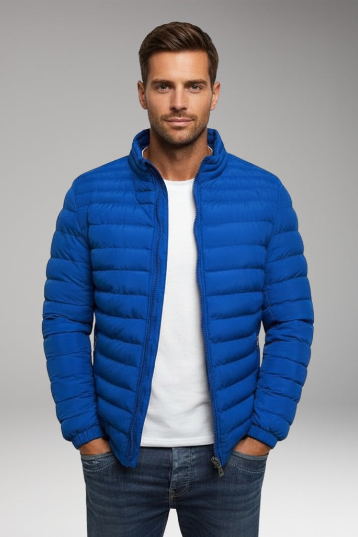 Modesto | Chaqueta Acolchada Bomber Hombre Cuello Alto Cremallera