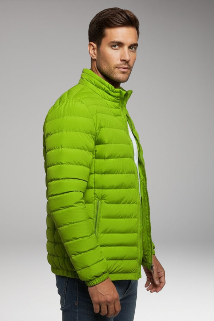 Modesto | Chaqueta Acolchada Bomber Hombre Cuello Alto Cremallera