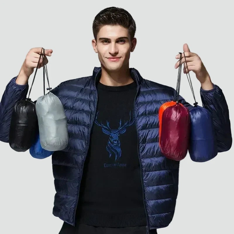 Jonás | Chaqueta de Plumas Ligera Hombre Ultraligera Compacta