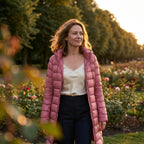 Raquel | Chaqueta de Plumas Larga Mujer con Capucha Acolchada